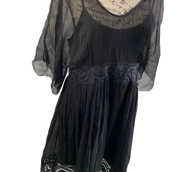 Catherine Malandrino silk mini dress women’s size 8 - Picture 3 of 12